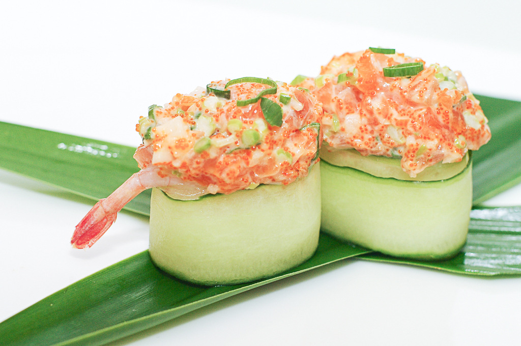 Lachs-Tatar Nigiri