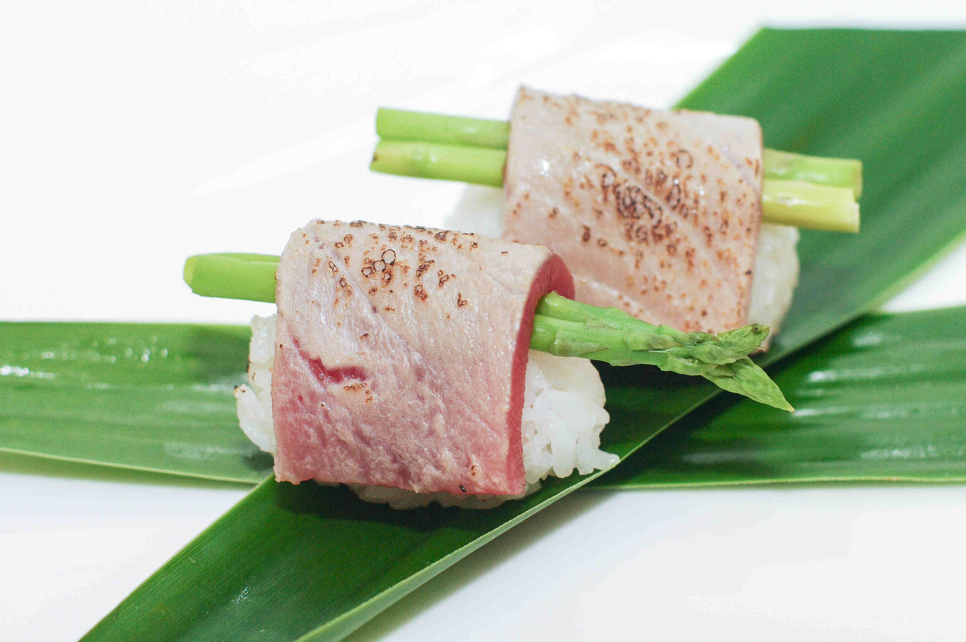 Maguro Asparagus Nigiri