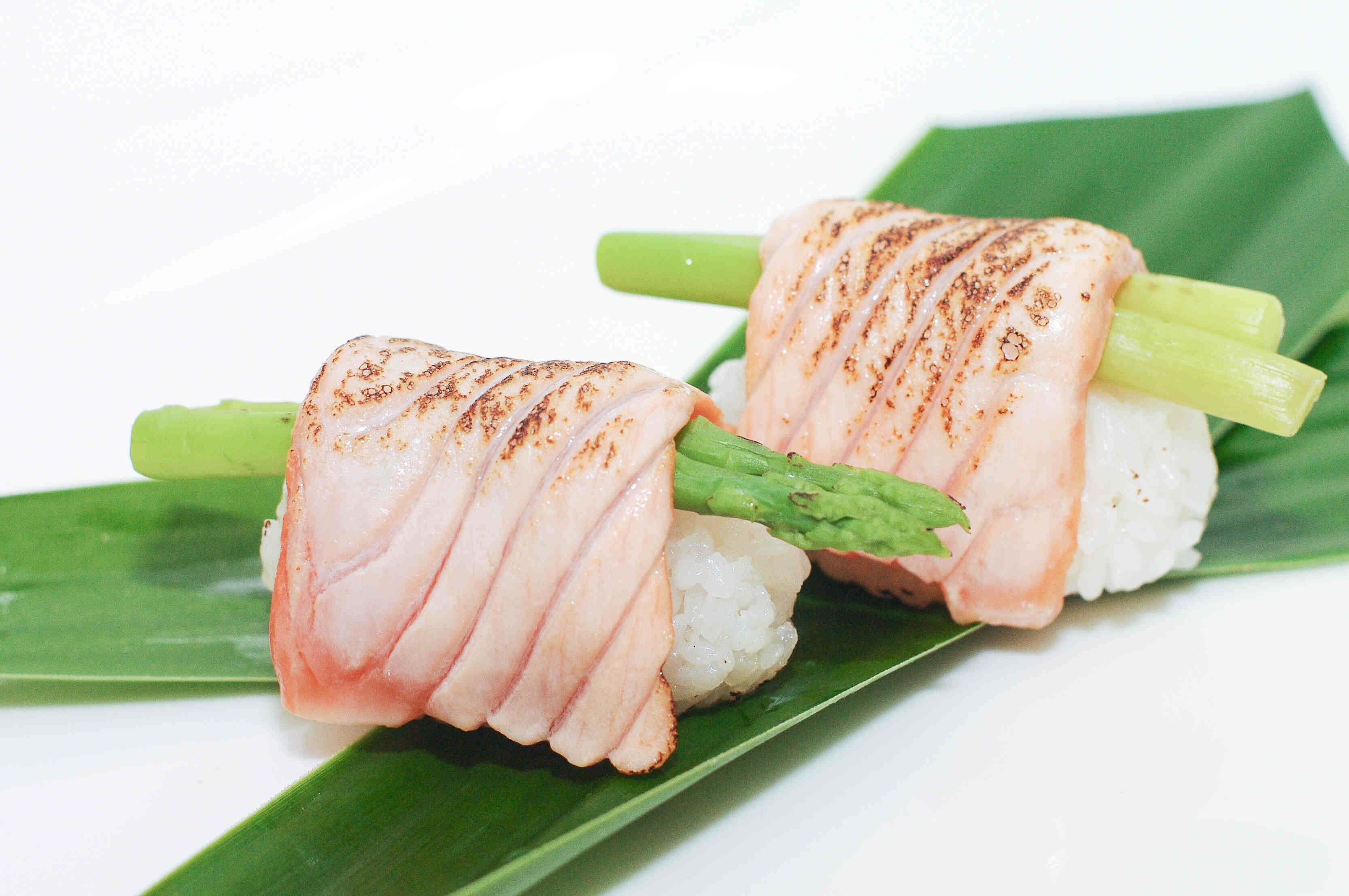 Sake Asparagus Nigiri
